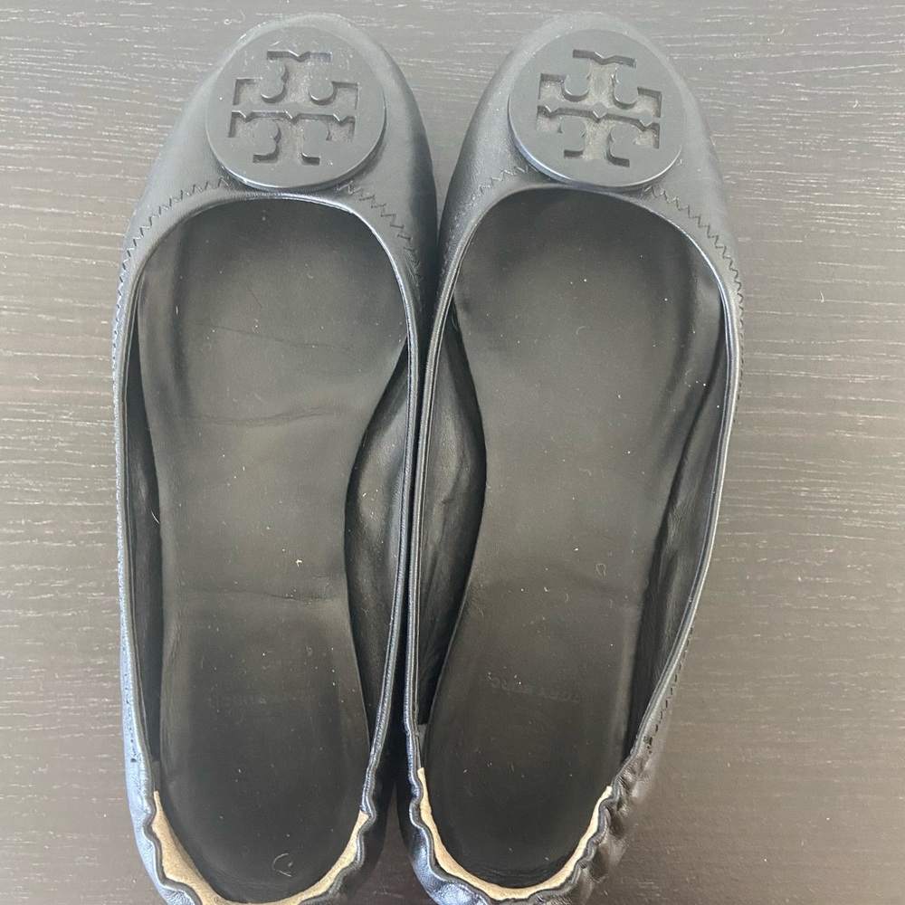 Black Tory Burch Flats